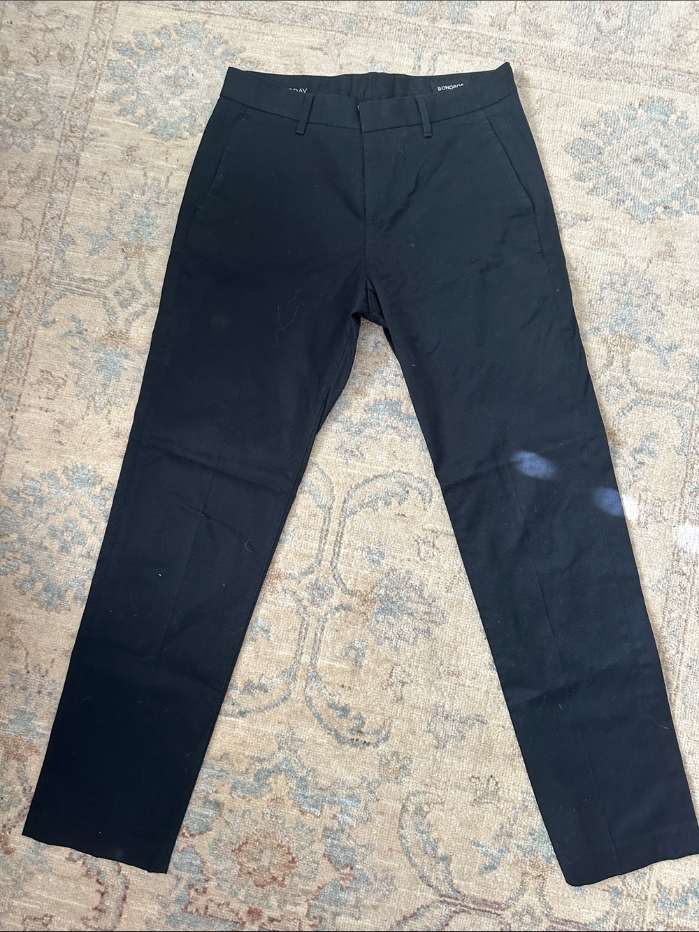 Bonobos Black Men's Dress Pants - Slim Straight